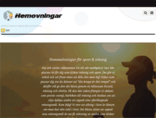 Tablet Screenshot of hemovningar.se